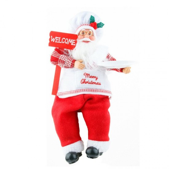 Santa Claus Ornaments Santa Claus Standing Sitting Posture Doll Ornaments Christmas Decoration Ornaments Santa Claus Ornaments Santa Claus Standing Sitting Posture Doll Ornaments Christmas Decoration Ornaments