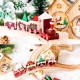 Wooden Christmas Train Ornament Christmas Decoration For Home Santa Claus Gift