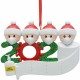 Xmas Family Santa Christmas Tree Hanging Family Ornament Decorations Gifts