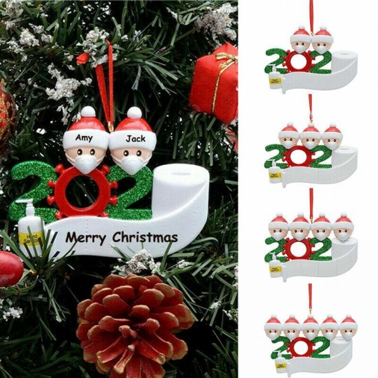 Xmas Family Santa Christmas Tree Hanging Family Ornament Decorations Gifts