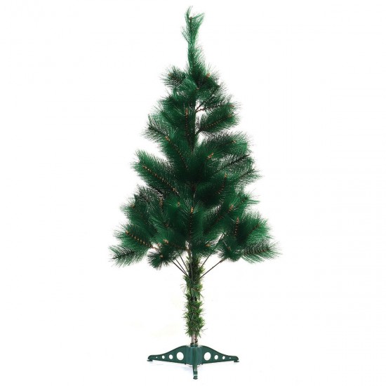 1.2/1.5/1.8m Artificial Christmas Tree PVC Pine Needle Encrypted Mini Tree With Solid Stand Holiday Festival Decoration Green