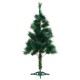 1.2/1.5/1.8m Artificial Christmas Tree PVC Pine Needle Encrypted Mini Tree With Solid Stand Holiday Festival Decoration Green 1.2/1.5/1.8m Artificial Christmas Tree PVC Pine Needle Encrypted Mini Tree With Solid Stand Holiday Festival Decoration Green