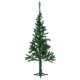 1.2/1.5/1.8m Artificial Christmas Tree PVC Pine Needle Encrypted Mini Tree With Solid Stand Holiday Festival Decoration Green