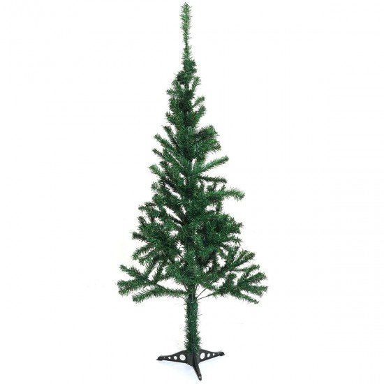 1.2/1.5/1.8m Artificial Christmas Tree PVC Pine Needle Encrypted Mini Tree With Solid Stand Holiday Festival Decoration Green 1.2/1.5/1.8m Artificial Christmas Tree PVC Pine Needle Encrypted Mini Tree With Solid Stand Holiday Festival Decoration Green