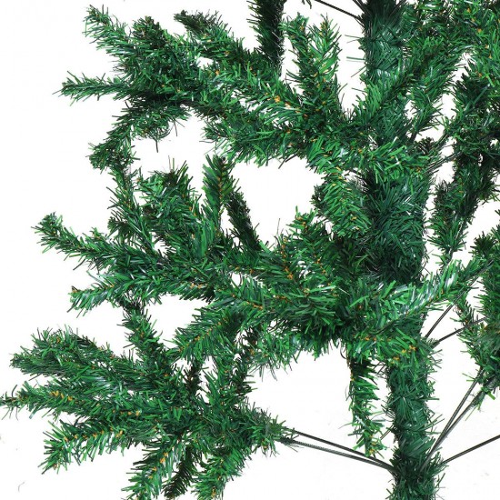 1.2/1.5/1.8m Artificial Christmas Tree PVC Pine Needle Encrypted Mini Tree With Solid Stand Holiday Festival Decoration Green