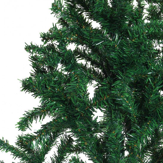 1.2/1.5/1.8m Artificial Christmas Tree PVC Pine Needle Encrypted Mini Tree With Solid Stand Holiday Festival Decoration Green 1.2/1.5/1.8m Artificial Christmas Tree PVC Pine Needle Encrypted Mini Tree With Solid Stand Holiday Festival Decoration Green