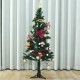 1.2/1.5/1.8m Artificial Christmas Tree PVC Pine Needle Encrypted Mini Tree With Solid Stand Holiday Festival Decoration Green 1.2/1.5/1.8m Artificial Christmas Tree PVC Pine Needle Encrypted Mini Tree With Solid Stand Holiday Festival Decoration Green