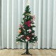 1.2/1.5/1.8m Artificial Christmas Tree PVC Pine Needle Encrypted Mini Tree With Solid Stand Holiday Festival Decoration Green