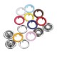 150 Sets 15 Colors of Hollow Five Claws of Box Set Total Buttons Metal Sewing Press Studs Snap Fastener DIY Clothes Craft 9.5mm 150 Sets 15 Colors of Hollow Five Claws of Box Set Total Buttons Metal Sewing Press Studs Snap Fastener DIY Clothes Craft 9.5mm