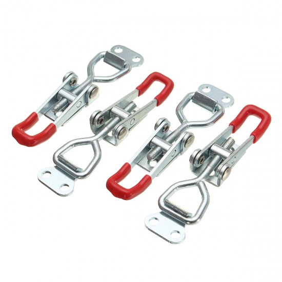 4Pcs Toggle Galvanized Iron Latch Catches Hasp for Case Box Chest Trunk 4Pcs Toggle Galvanized Iron Latch Catches Hasp for Case Box Chest Trunk