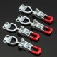 4Pcs Toggle Galvanized Iron Latch Catches Hasp for Case Box Chest Trunk