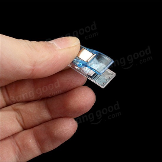 50pcs 27x10x15mm Plastic Paper Clips Elliot Folder Clamps