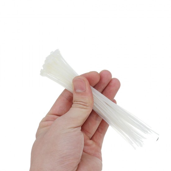 50pcs White Black 3x150mm Cable Ties Model Manufacturing Tools