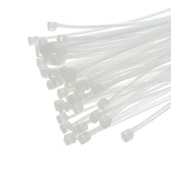 50pcs White Black 3x150mm Cable Ties Model Manufacturing Tools