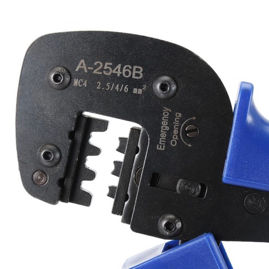 A-2546B Solar Crimping Pliers Tools MC4 Connector Terminal Crimper for Solar Panel Cable System