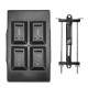 Battery Tray Adjustable Holder Down Clamp Bracket Kit Cycle Universal Battery Tray Adjustable Holder Down Clamp Bracket Kit Cycle Universal