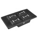 Battery Tray Adjustable Holder Down Clamp Bracket Kit Cycle Universal Battery Tray Adjustable Holder Down Clamp Bracket Kit Cycle Universal