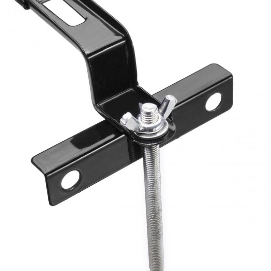 Battery Tray Adjustable Holder Down Clamp Bracket Kit Cycle Universal Battery Tray Adjustable Holder Down Clamp Bracket Kit Cycle Universal