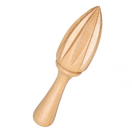 Beech Wooden Lemon Squeezer Hand Press Manual Juicer Fruit Orange Citrus Juice Extractor Reamers