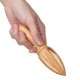 Beech Wooden Lemon Squeezer Hand Press Manual Juicer Fruit Orange Citrus Juice Extractor Reamers