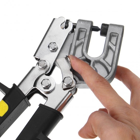 Carbon Steel 10 Inch Single Hand Keel Forceps Metal Punch Lock Drywall Hand Tool Stud Crimper
