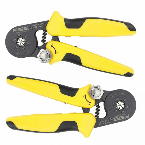 Crimping Pliers Tools VSC9 10-6A 0.08-10mm2 23-7AWG For Tube Type Needle Type Terminal Manual Adjustable Tools Crimping Pliers Tools VSC9 10-6A 0.08-10mm2 23-7AWG For Tube Type Needle Type Terminal Manual Adjustable Tools