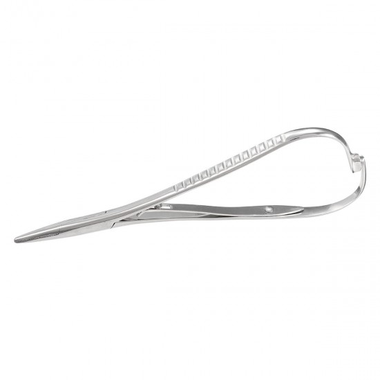 Dental Stainless Steel Needle Holder Pliers 14cm Forceps Orthodontic Dentist Tweezers