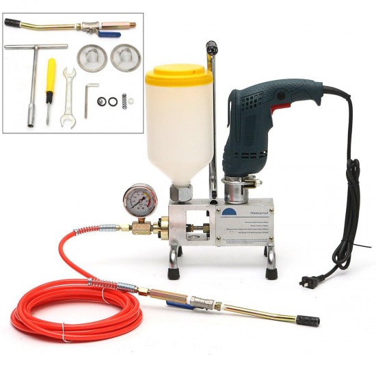 Electric Epoxy Injection Piston Air Pump Polyurethane Foam Grouting Steel Machine