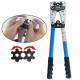 HX-50B Cable Crimper Cable Lug Crimping Tool Wire Crimper Hand Ratchet Terminal Crimp Pliers For 6-50mm2 Cable Tools