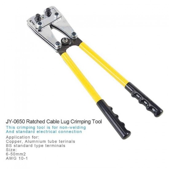 Hand Crimping Tool JY-0650 Mechanical Crimping Pliers Cold Terminal Clamp 6-50mm2 Tool Hand Crimping Tool JY-0650 Mechanical Crimping Pliers Cold Terminal Clamp 6-50mm2 Tool