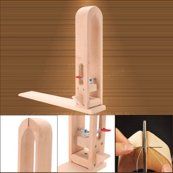 Leather Craft Sewing Wood Clamp Leather Stitching Lacing Sewing Hand Tool Leather Craft Sewing Wood Clamp Leather Stitching Lacing Sewing Hand Tool