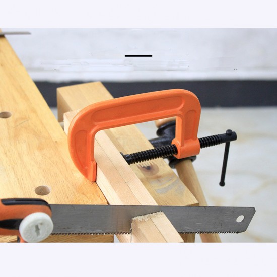 G-Clamp Woodworking Fast F-Clamp Fixing Clamp Powerful Clamp Multifunctional Thickened C-Clamp G-Clamp Woodworking Fast F-Clamp Fixing Clamp Powerful Clamp Multifunctional Thickened C-Clamp
