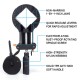 Multifunction Blet Clamp Strap With 90 Degree Right Angle Clip Quick Adjustable Photo Frame Barrel etc.Band Clamp With Box Multifunction Blet Clamp Strap With 90 Degree Right Angle Clip Quick Adjustable Photo Frame Barrel etc.Band Clamp With Box