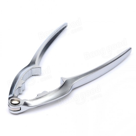 Stainless Plier Cracker Nut Walnut Lobster Crab Metal Bottle Opener Sheller