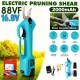US Plug 2 Batteries Rechargeable Electric Pruning Scissors Branch Cutter Garden Tool US Plug 2 Batteries Rechargeable Electric Pruning Scissors Branch Cutter Garden Tool