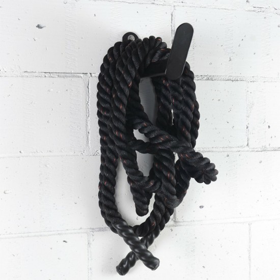 Wall Mounted Battle Rope Hanger Bracket Fitness Training Exercise Storage Kit