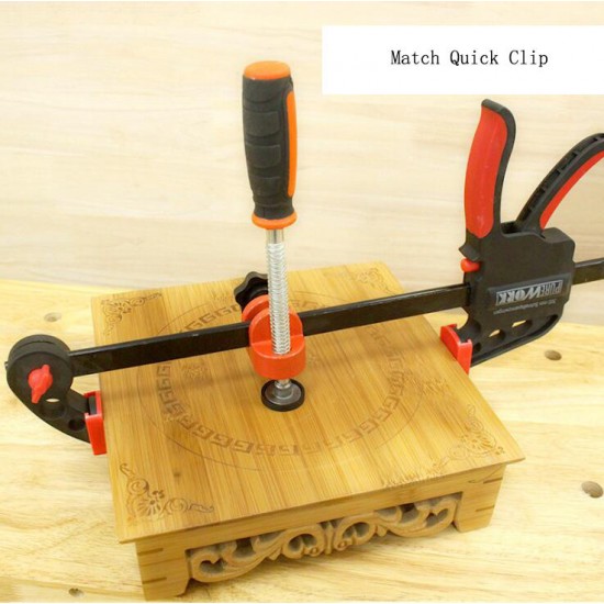 Woodworking Edge Clamp F Clamp Quick Clamp Function Expansion Auxiliary Tool Fixing Clamp Woodworking Edge Clamp F Clamp Quick Clamp Function Expansion Auxiliary Tool Fixing Clamp