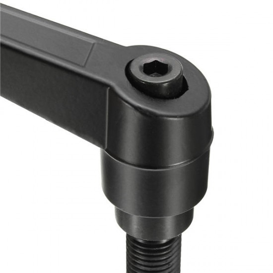 Zinc Alloy M16 32-70mm Male Thread Adjustable Clamp Handle Tool