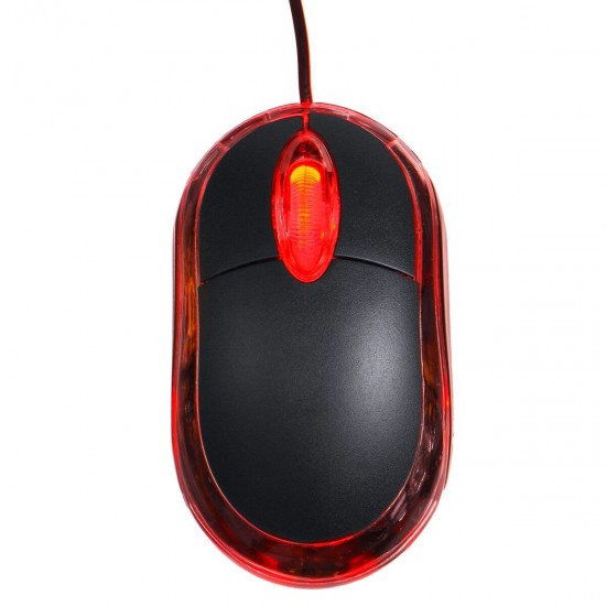 1200 DPI Mini USB Wired LED Optical Mouse for Laptop Cmputer PC