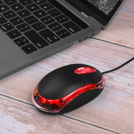 1200 DPI Mini USB Wired LED Optical Mouse for Laptop Cmputer PC