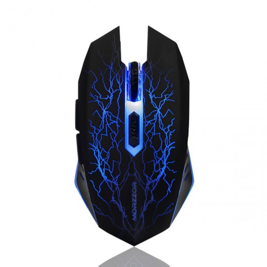 1600DPI 2.4GHz Wireless Silent Mute Rechargeable Gaming Mouse Wireless Charging Game for PC Laptop Office