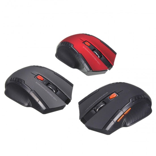 2000DPI 2.4GHz Wilreless 6 Key Portable Optical Mouse for Desktop PCs Laptops