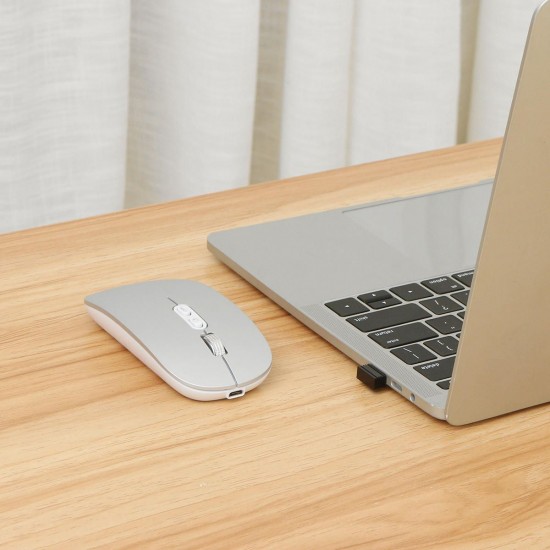 2.4 GHZ 800/1200/1600 DPI Wireless USB Charging Ultra-thin Office Mouse for PC Laptop. 2.4 GHZ 800/1200/1600 DPI Wireless USB Charging Ultra-thin Office Mouse for PC Laptop.