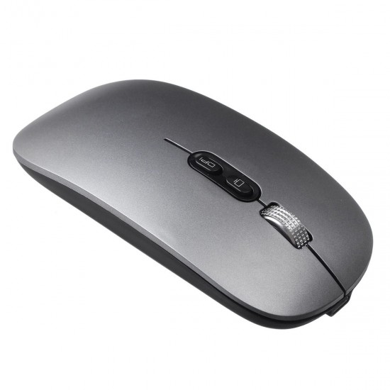 2.4 GHZ 800/1200/1600 DPI Wireless USB Charging Ultra-thin Office Mouse for PC Laptop.