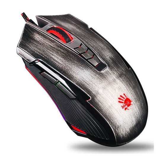 P93 Wired Mouse 5000CPI 7 Buttons RGB Optical Office Game Mechanical Mouse for Laptop PC Computer