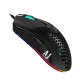 AJ390 Wired Gaming Mouse Honeycomb Hollow 16000DPI 7 Buttons USB Wired Mouse with 6 Colors LED Backlight