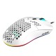 AJ390 Wired Gaming Mouse Honeycomb Hollow 16000DPI 7 Buttons USB Wired Mouse with 6 Colors LED Backlight