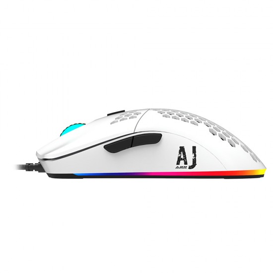 AJ390 Wired Gaming Mouse Honeycomb Hollow 16000DPI 7 Buttons USB Wired Mouse with 6 Colors LED Backlight AJ390 Wired Gaming Mouse Honeycomb Hollow 16000DPI 7 Buttons USB Wired Mouse with 6 Colors LED Backlight
