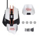 4000DPI USB Wired RGB Backlit Ergonomic Optical Gaming Mouse with Adjustable Wrist Pad