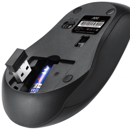 MS410 2.4GHz Wireless Mouse 4 Buttons 2000DPI Gaming Mouse with USB Receiver for Home Office